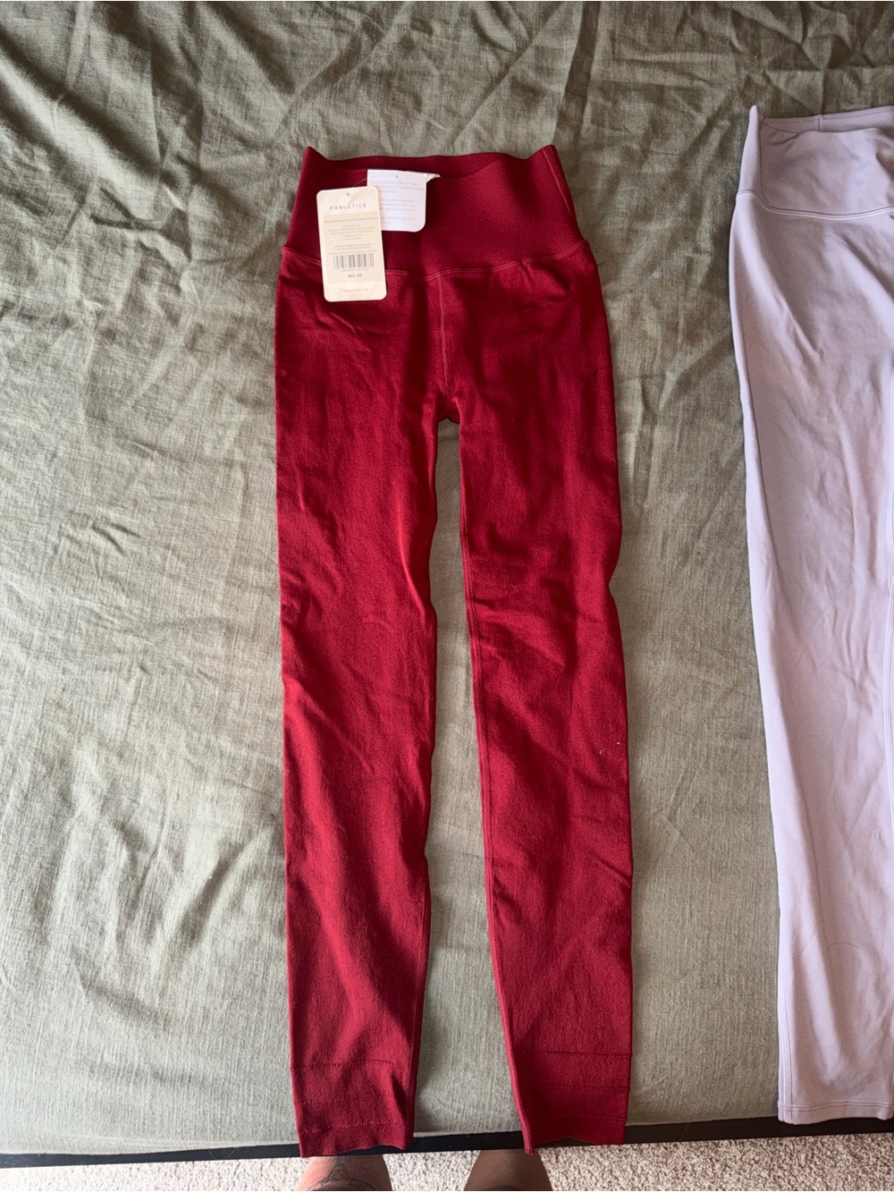 Fabletics Women's High-Waist Leggings - Deep Red